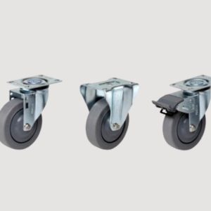 Bánh xe GL-100 series D100mm tải 90kg bánh xe cao su công nghiệp