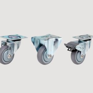 Bánh xe GL-75 series D75mm tải 65kg bánh xe cao su công nghiệp