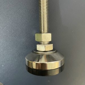 Chân tăng chỉnh inox M20 SUS 304 mạ Niken đế sắt chịu lực