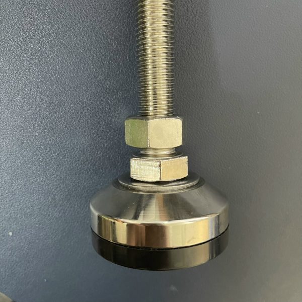 Chân tăng chỉnh inox M20 SUS 304 mạ Niken đế sắt chịu lực
