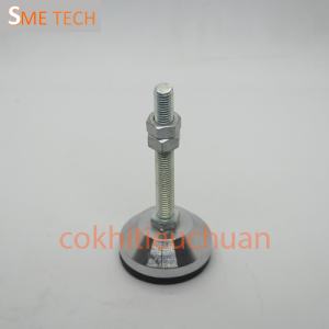 “Chân tăng chỉnh M10xD60xL100 với đế cao su cho công nghiệp”