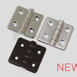 Bản lề công nghiệp BYH6070-38 bản lề lá kẽm 60x70x5mm mạ crom bạc đen