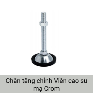 Chân tăng chỉnh chiều cao M16 đế viền cao su