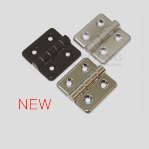 Bản lề công nghiệp BYH6060-33 bản lề lá kẽm 60x60x5mm mạ crom bạc đen