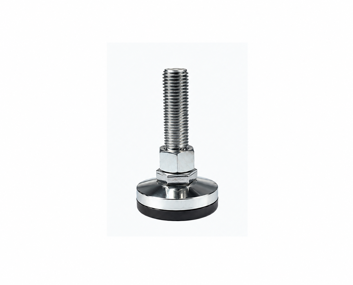 Chân tăng chỉnh inox M42 D148 L150 bằng inox SUS 304 cho máy công nghiệp tải nặng