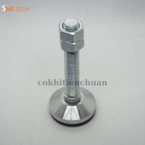 Chân tăng chỉnh M24 chịu lực 4000kg/4AE với đế cao su chất lượng cao".