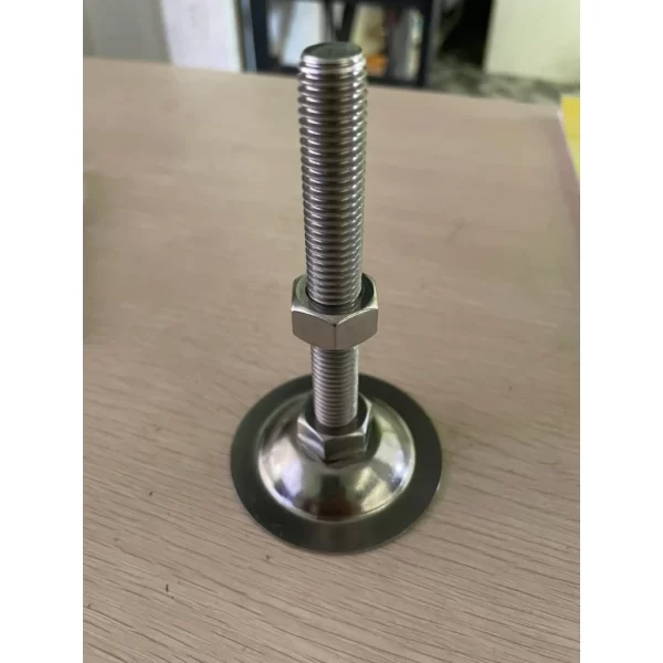 Chi tiết kỹ thuật chân tăng chỉnh chiều cao M16 bát giác D60 viền cao su