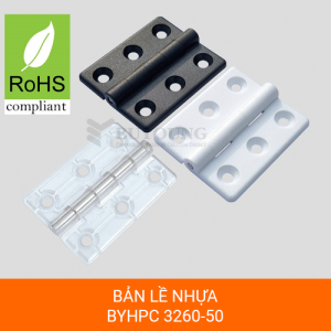 Bản lề nhựa BYHPC3260-50 nhựa PC trong suốt cho phòng sạch