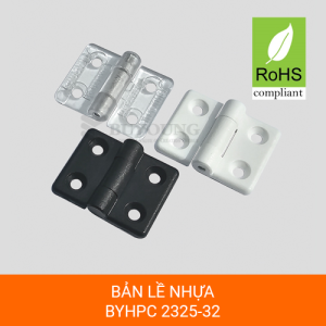Bản lề nhựa BYHPC2325-32 nhựa PC trong suốt cho phòng sạch