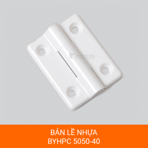 Bản lề nhựa BYHPC5050-40 nhựa PC cho tủ điện và phòng sạch