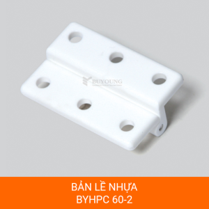 Bản lề nhựa BYHPC60-2 nhựa PC cho tủ điện và phòng sạch