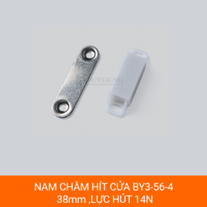 Nam châm hít cửa BY3-56-4 lực hút 14N cho phòng sạch công nghiệp