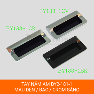 Tay nắm âm BY183-1 hợp kim kẽm cho cửa và tủ