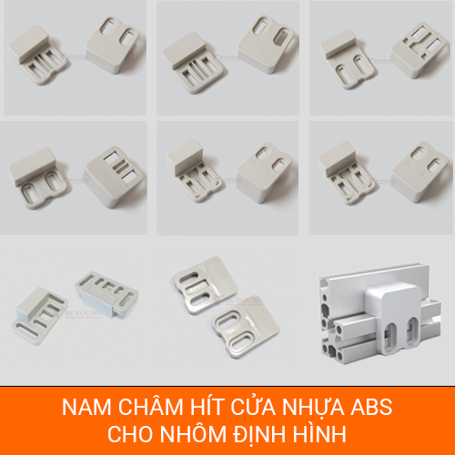 Các chủng loại nam châm hít cửa nhôm BY3-3060