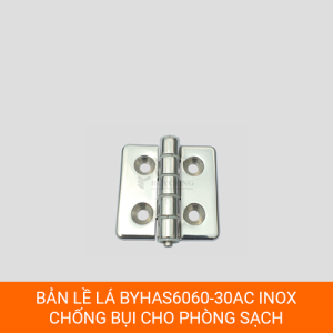 Bản lề tủ điện BYHAS6060-30AC đánh bóng, kích thước 60x60x13.3mm