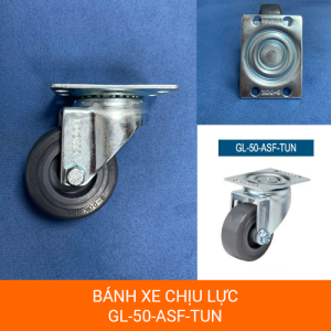 Bánh xe nylon GL-50-ASF-TUN đường kính 50mm chịu mài mòn cao