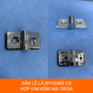 Bản lề tủ điện BYH3060 CR mạ crom, kích thước 30x60x5mm