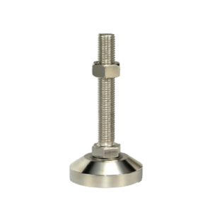 Chân tăng chỉnh inox SUS304 SMFT M30xD98xL250 chịu lực 5000kg chống gỉ chống rung cho máy công nghiệp