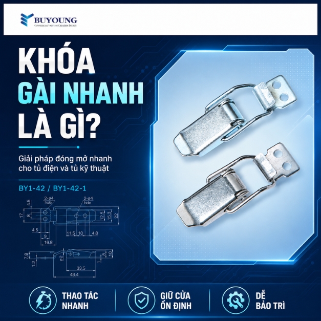 Khóa Gài Nhanh Là Gì? Khi Nào Nên Dùng Cho Tủ Điện?