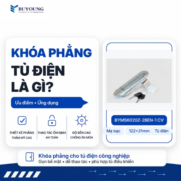 Khóa Phẳng Tủ Điện Là Gì? Ưu Điểm Và Khi Nào Nên Dùng
