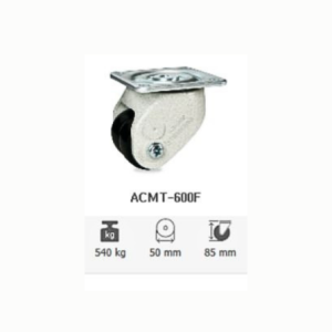 Bánh xe ACMT-600F chịu tải 540kg lắp mặt bích