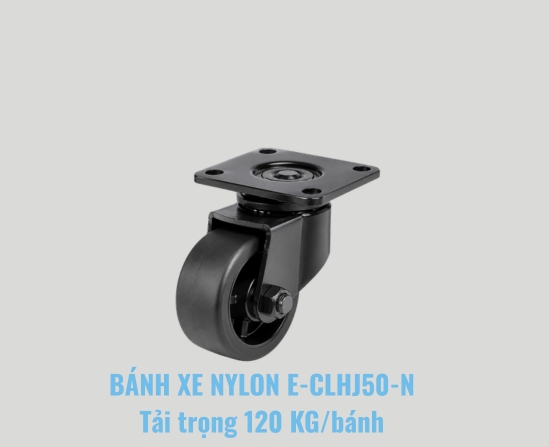 Bánh xe Nylon E-CLHJ50-N đường kính 50mm tải 120kg