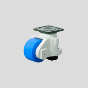 GD-150F-MCN G-DOK tải 1500kg/bánh, bánh MC Nylon Ø90mm, mặt bích 100x100mm, bánh xe tăng chỉnh cho máy công nghiệp tải nặng 1.5 tấn.