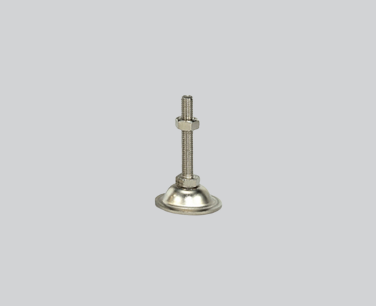 Chân tăng chỉnh BL M12xD63xL100 Thép mạ kẽm trắng Zn