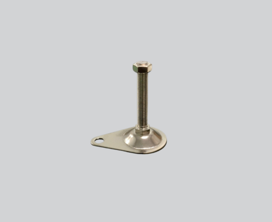 Chân tăng chỉnh cố định ABL M12xD63xL100 Thép mạ kẽm trắng Zn